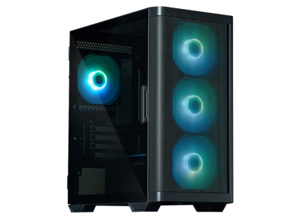 ZALMAN case M4, Mini Tower, mATX, 2xUSB 3.0, 1xUSB 2.0, 4x 120mm RGB Fan, černá