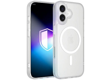3mk ochranný kryt Misty MagCase White pro Apple iPhone 16 3mk ochranný kryt Misty MagCase White pro Apple iPhone 16