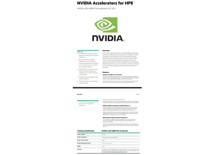NVIDIA L40S 48GB PCIe Accelerator for HPE RENEW S2L70CR