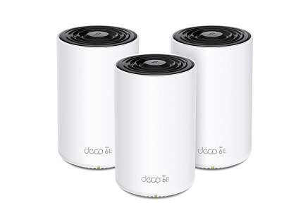 TP-Link Deco XE75(3-pack) WiFi6E Mesh (AXE5400, 2,4GHz/5GHz/6GHz,3xGbELAN/WAN) TP-Link Deco XE75(3-pack) WiFi6E Mesh (AXE5400, 2,4GHz/5GHz/6GHz,3xGbELAN/WAN)
