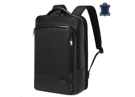 MYBALO Zante kožený městský batoh na notebook