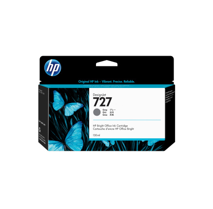 HP 727 Gray Ink Cart, 130 ml, B3P24A HP 727 Gray Ink Cart, 130 ml, B3P24A