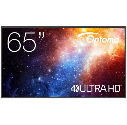 Optoma FPD N3651K 65" -  4K UHD / Android 11 / 450 nits / 4GB RAM / 32GB ROM / 2x 10W speaker