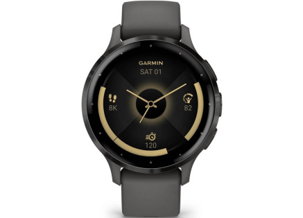 Garmin Venu® 3S, Slate/Gray, Silicone band Garmin Venu® 3S, Slate/Gray, Silicone band