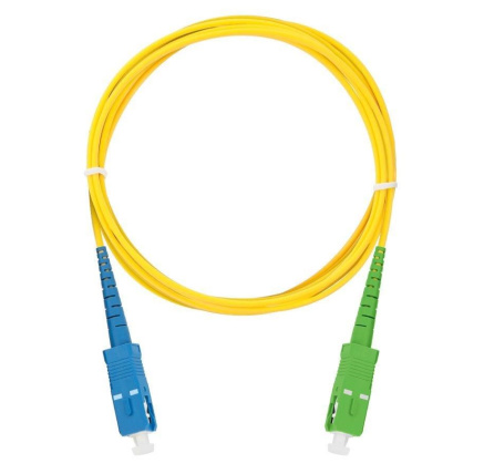 XtendLan simplexní patch kabel SM 9/125, OS2, SC-SC(APC), LS0H, 20m