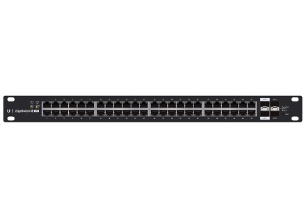 UBNT EdgeSwitch ES-48-500W [70Gbps, 500W, aktivní (802.3af/at) i pasivní (24V) PoE, 2xSFP, 2xSFP+, L2/L3]