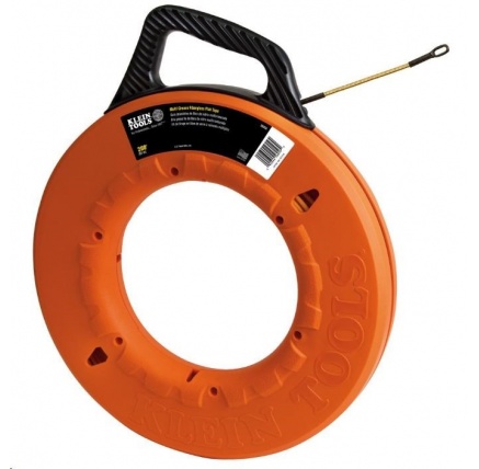 KLEIN TOOLS - protahovací pero zakončené ocelovou spirálou, sklolaminátové jádro, délka 30m, průměr 4.8mm KLEIN TOOLS - protahovací pero zakončené ocelovou spirálou, sklolaminátové jádro, délka 30m, průměr 4.8mm