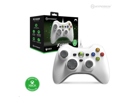 Hyperkin Xenon Wired Controller for Xbox Series|One/Win 11|10 (White) Licensed by Xbox