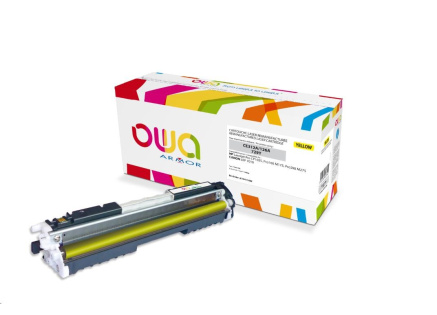 OWA Armor toner pro HP Laserjet Pro CP1025, Pro100 M175, Pro200 M275, 1000 Stran, CE312A, žlutá/yellow