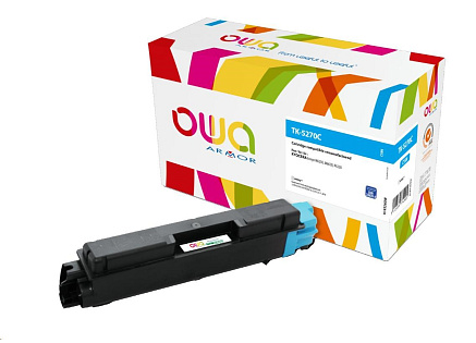 ARMOR toner pro Kyocera ECOSYS M6230, M6630, P6230 (TK5270C), modrá/cyan, 6000 str ARMOR toner pro Kyocera ECOSYS M6230, M6630, P6230 (TK5270C), modrá/cyan, 6000 str