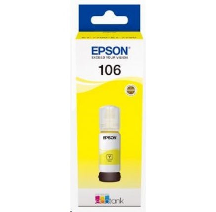 EPSON ink bar 106 EcoTank Yellow ink bottle EPSON ink bar 106 EcoTank Yellow ink bottle