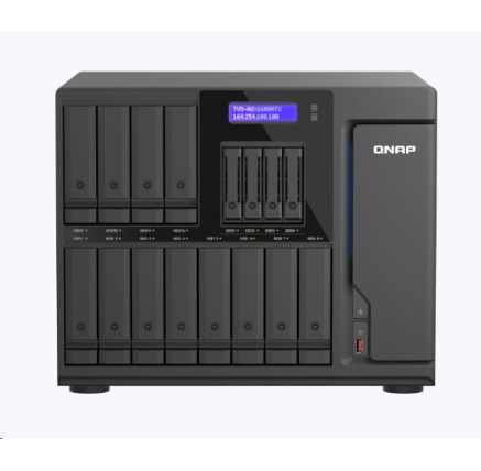 QNAP TVS-AIh1688ATX-U9-48G (24C/CoreUltra9/5,6GHz/48GBRAM/12xSATA/4xU.2/2x2,5GbE/2x10GbE/5xUSB3.2/1xUSB4/3xPCIe/1xHDMI)