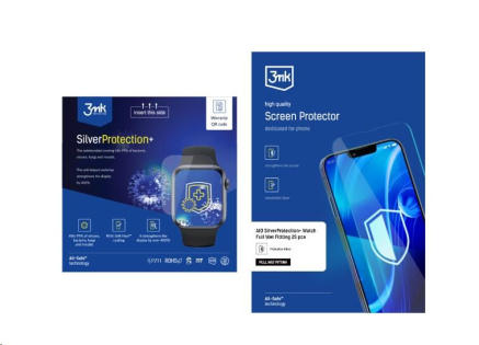 3mk All-Safe - AIO fólie SilverProtection+ Full Wet Fitting Watch, 5 ks 3mk All-Safe - AIO fólie SilverProtection+ Full Wet Fitting Watch, 5 ks