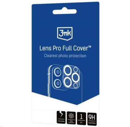 3mk Lens Pro Full Cover pro Apple iPhone 13 Pro / iPhone 13 Pro Max 3mk Lens Pro Full Cover pro Apple iPhone 13 Pro / iPhone 13 Pro Max