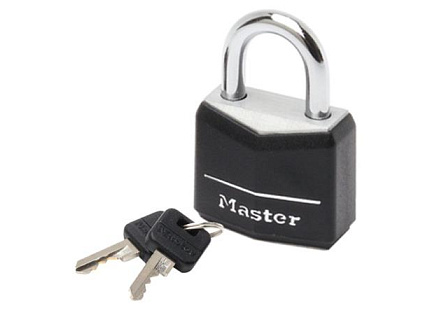 Master Lock Visací zámek  z pevného hliníku 9150EURDBLK - 50mm