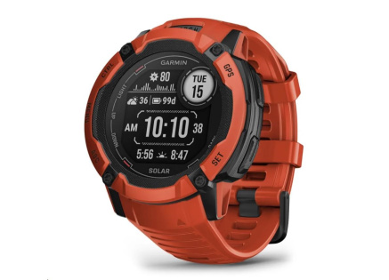Garmin GPS sportovní hodinky Instinct 2 2X Solar (Red) EU Garmin GPS sportovní hodinky Instinct 2 2X Solar (Red) EU