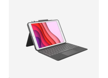 Logitech Pouzdro s klávesnicí Combo Touch for iPad (7th generation), UK, Graphite