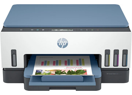 HP All-in-One Ink Smart Tank 725 (A4, 15/9 ppm, USB, Wi-Fi, Print, Scan, Copy, duplex) HP All-in-One Ink Smart Tank 725 (A4, 15/9 ppm, USB, Wi-Fi, Print, Scan, Copy, duplex)