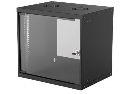 Intellinet 19" BASIC rozvaděč 9U/400mm, černý, rozložený flatpack Intellinet 19" BASIC rozvaděč 9U/400mm, černý, rozložený flatpack