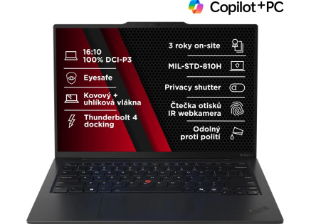 LENOVO NTB Thinkpad X1 Carbon G13 - Ultra7 258V,14" 2.8K OLED,32GB,2TBSSD,5G,IRcam,W11P