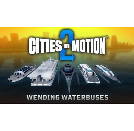 Cities in Motion 2: Wending Waterbuses (PC) klíč Steam Cities in Motion 2: Wending Waterbuses (PC) klíč Steam