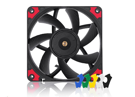 NOCTUA Ventilátor NF-A12x15 PWM CH.BK.S, 120mm, černá NOCTUA Ventilátor NF-A12x15 PWM CH.BK.S, 120mm, černá