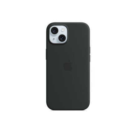 APPLE iPhone 15 Silicone Case with MagSafe - Black