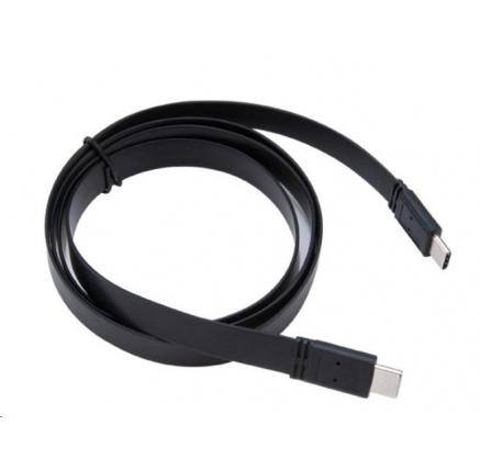 AKASA kabel PROSLIM, USB 3.1 Gen2 Type-C na Type-C, 10Gbps, 4K, Fast Charge 3A/5V, 1M