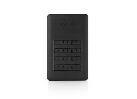 VERBATIM Externí HDD 1TB Incl.KEYPAD USB3.1 USB 3.0 GDPR