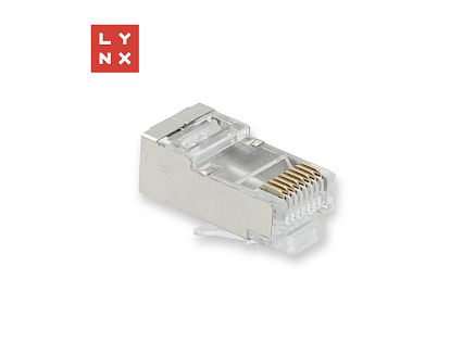 LYNX konektor STP Cat6, 50µ, 100ks