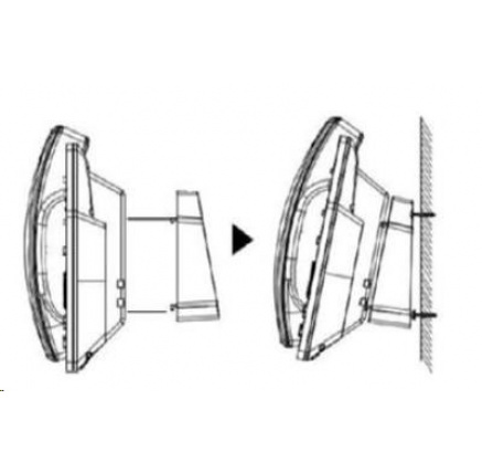 Grandstream držák pro montáž na zeď pro GRP2612X/2613 Grandstream držák pro montáž na zeď pro GRP2612X/2613