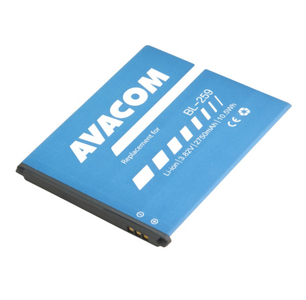 AVACOM baterie do mobilu Lenovo Vibe K5 Li-Ion 3,7V 2750mAh (náhrada BL259) AVACOM baterie do mobilu Lenovo Vibe K5 Li-Ion 3,7V 2750mAh (náhrada BL259)