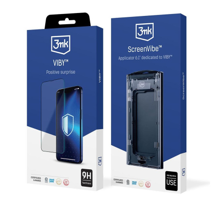 3mk VibyGlass pro Apple iPhone 14 Pro Max, 5 ks s aplikátorem 3mk VibyGlass pro Apple iPhone 14 Pro Max, 5 ks s aplikátorem