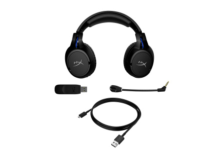 HyperX Cloud Flight - Wireless Gaming Headset (Black-Blue) - PS5-PS4 (HHSF1-GA-BK/G) - Sluchátka pro herní konsole