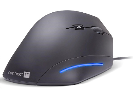 CONNECT IT FOR HEALTH ergonomická vertikální myš, drátová CONNECT IT FOR HEALTH ergonomická vertikální myš, drátová