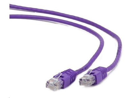 GEMBIRD kabel patchcord Cat5e UTP 5m, fialový