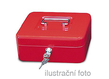 Přenosná pokladna WEDO 250, červená