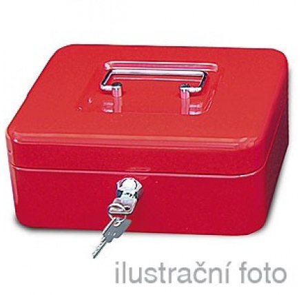 Přenosná pokladna WEDO 250, červená