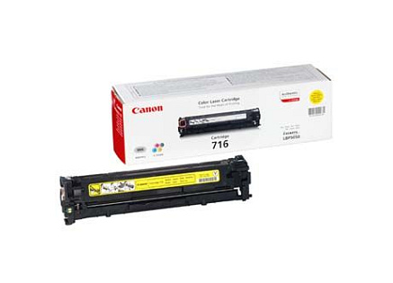 Canon TONER CRG-716Y žlutá pro i-Sensys LBP5050, LBP5050N, LBP5360, MF-8030Cn, MF-8040Cn,MF-8050Cn,MF-8080Cw (1500 str.)