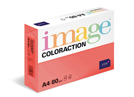 Antalis Papír Image Coloraction Chile - jahodově červená (CO44) A4 (80g/100ks)