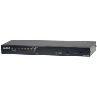 ATEN 8-port OverNet Cat5 KVM PS/2+USB, OSD, rack, SUN, PON, VNC