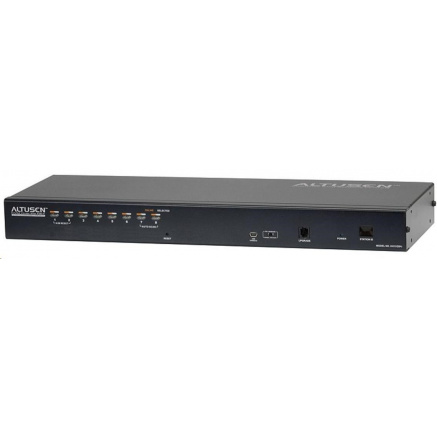 ATEN 8-port OverNet Cat5 KVM PS/2+USB, OSD, rack, SUN, PON, VNC