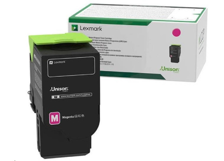 Lexmark purpurový Extra High cap. toner C242XM0 Return program pro pro C2425x,C2535x,MC2425x,MC2535x,MC2640x - 3 500 str