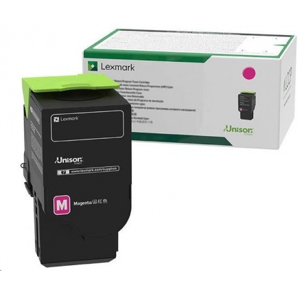 Lexmark purpurový Extra High cap. toner C242XM0 Return program pro pro C2425x,C2535x,MC2425x,MC2535x,MC2640x - 3 500 str Lexmark purpurový Extra High cap. toner C242XM0 Return program pro pro C2425x,C2535x,MC2425x,MC2535x,MC2640x - 3 500 str