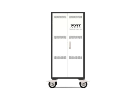 PORT nabíjecí skříňka pro 30 notebooků + 1 Rack U19", černá-béžová