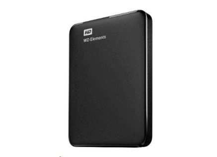 WD Elements Portable 2TB, Externí HDD, USB 3.0, černá