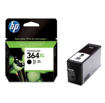 HP 364XL High Yield Black Original Ink Cartridge (550 pages)