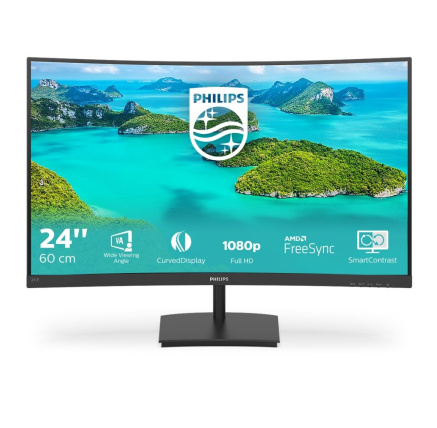 Philips MT VA LED 23,6" 241E1SCA/00 - VA panel, 1920x1080, D-Sub, HDMI, repro Philips MT VA LED 23,6" 241E1SCA/00 - VA panel, 1920x1080, D-Sub, HDMI, repro