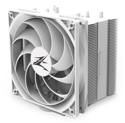 Zalman chladič CPU CNPS10X Performa White / 135mm ventilátor / 4x heatpipe / PWM / výška 155mm / pro AMD i Intel / bílá Zalman chladič CPU CNPS10X Performa White / 135mm ventilátor / 4x heatpipe / PWM / výška 155mm / pro AMD i Intel / bílá