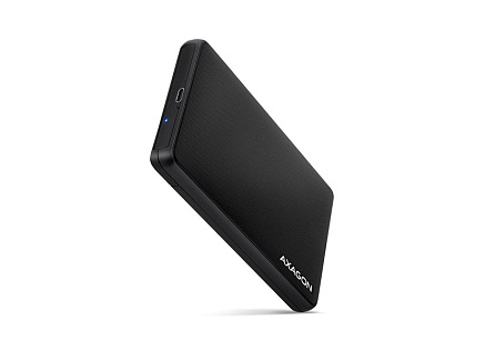 AXAGON EE25-SLC, USB-C 3.2 Gen 1 - SATA 6G 2.5" SLIDE box, bezšroubkový, černý AXAGON EE25-SLC, USB-C 3.2 Gen 1 - SATA 6G 2.5" SLIDE box, bezšroubkový, černý